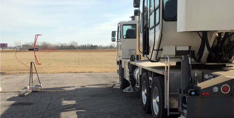 EMC Test on Truck On site Testing